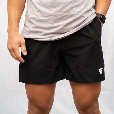 men 5 inch performance athletic short black#color_black