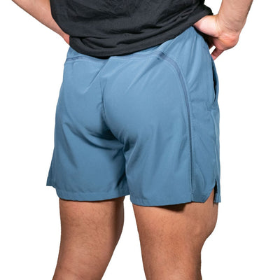 men 5 inch performance athletic short bluestone#color_bluestone