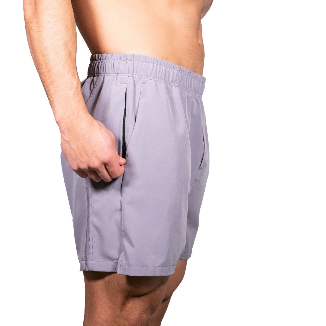 men 5 inch performance athletic short purple#color_purple